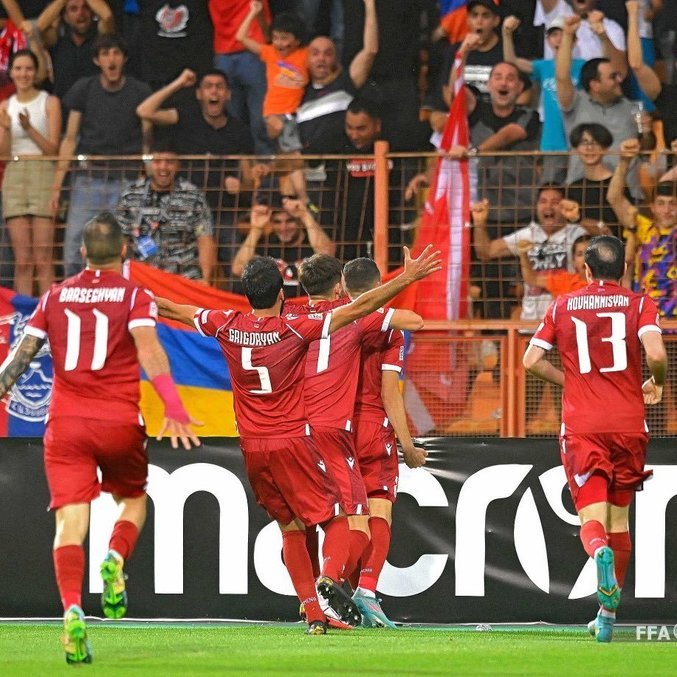 A Armênia, depois do 1 X 0 na República da Irlanda