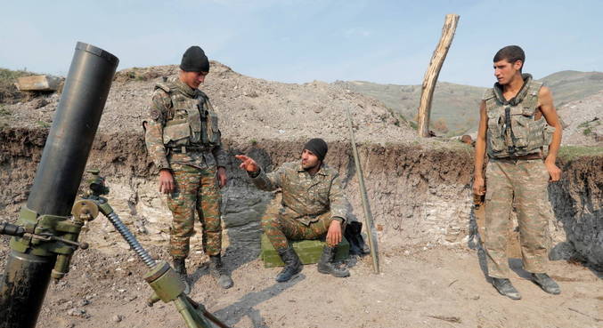Soldados teriam cruzado a linha de demarcação com a Armênia