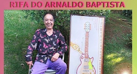 Arnaldo criou rifa de quadro para pagar as contas