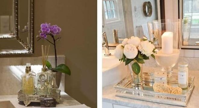 Aromatizadores de ambiente utilizados como enfeites para banheiro