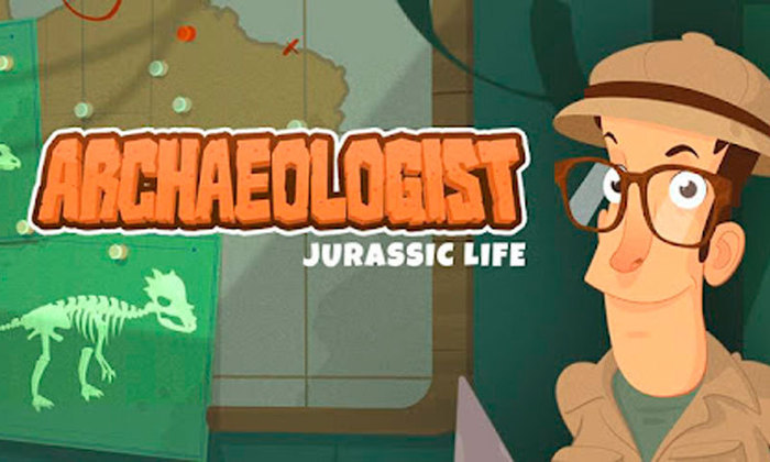 Arqueólogo - Jurassic Life (instalação gratuita / disponível em Android e iOS)
