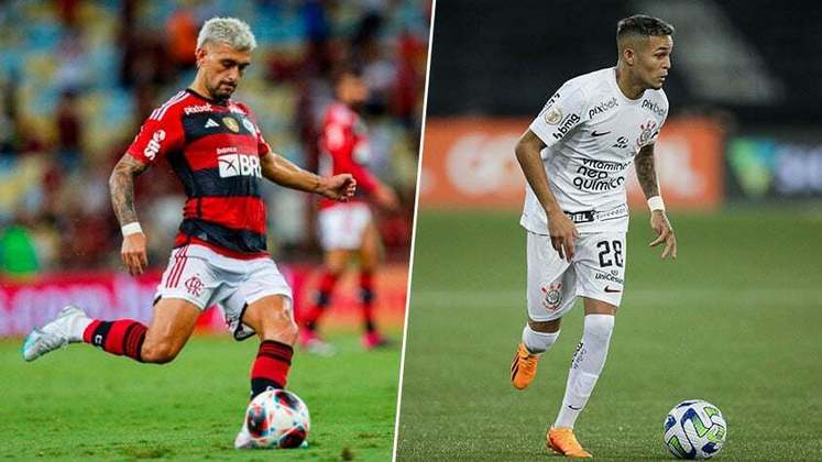 Arrascaeta (Flamengo) x Adson (Corinthians)
