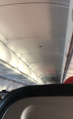 Passageira gravou piloto pedindo desculpas pela manobra