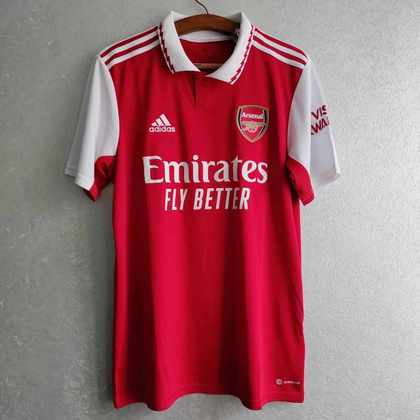Arsenal: camisa 1 (vazada na internet) / fornecedora: Adidas