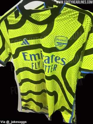 Arsenal: camisa 2 (vazada na internet) / fornecedora: Adidas