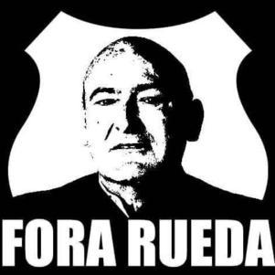 Arte contra presidente santista