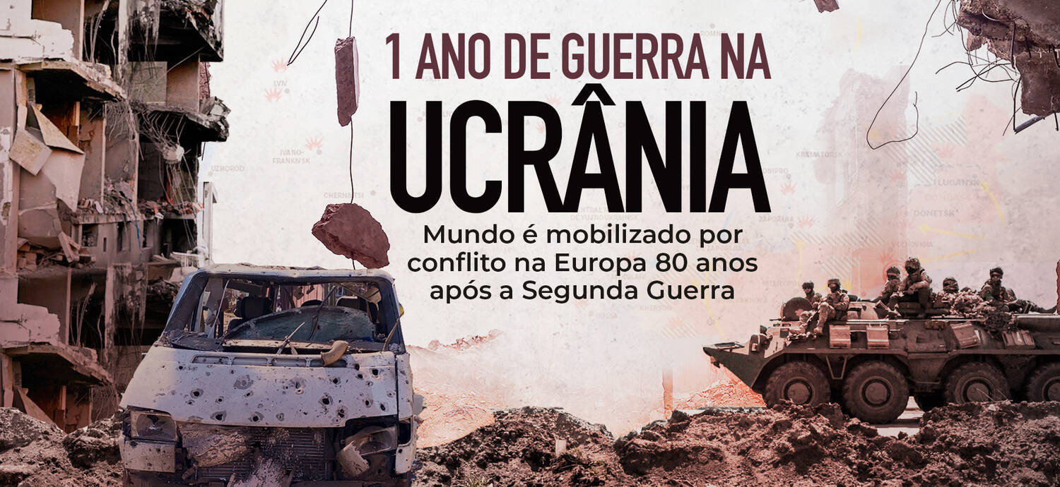 Um ano de guerra na Ucrânia