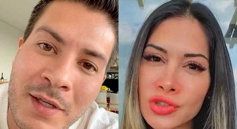 Arthur Aguiar mostrou seus dois filhos e Maíra Cardi revelou volta