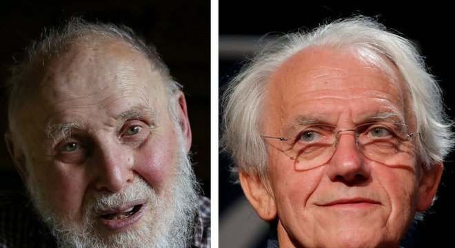 Arthur Ashkin (esq.) e Gerard Mourou dividem o Nobel com Strickland