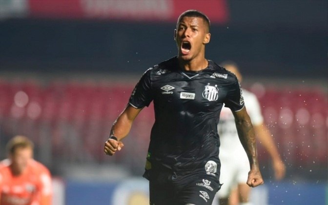 Arthur Gomes — O atacante tem contrato com o Santos até 30/12/2021. Seu valor de mercado, segundo o Transfermarkt, é de 1,3 milhões de euros (cerca de 7,2 milhões de reais)