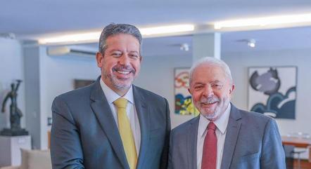 Os Presidentes Lula (Brasil) e Lira (Câmara)