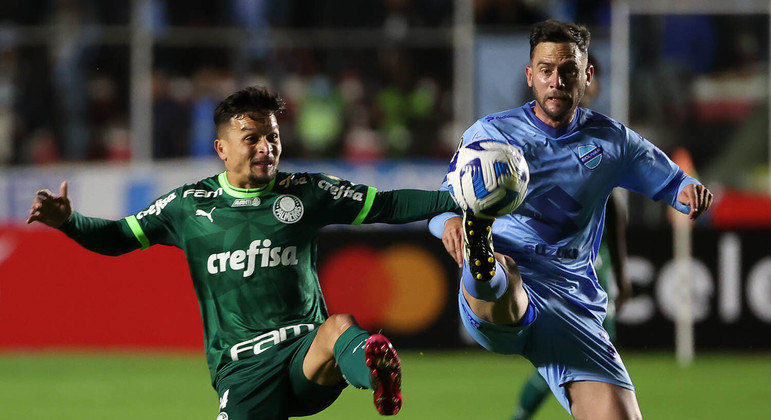 Artur em estreia pelo Palmeiras