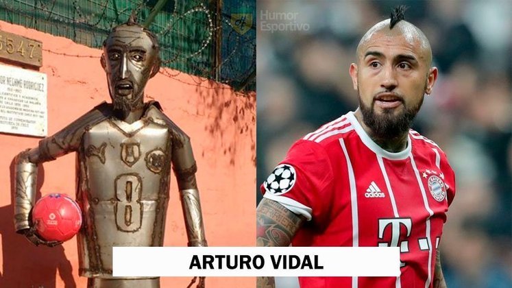 Arturo Vidal virou o Homem de Lata do 