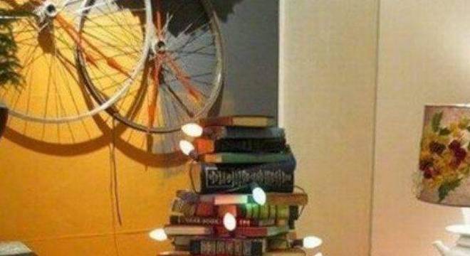 Arvore de natal de livros