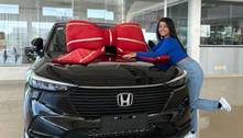 Ary Mirelle, grávida de filho com João Gomes, compra o primeiro carro dela e celebra: 'Feliz e grata'