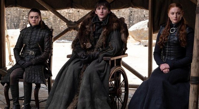 Personagens de Arya, Bran e Sansa Stark cresceram muito ao longo dos anos, tanto dentro quanto fora da série