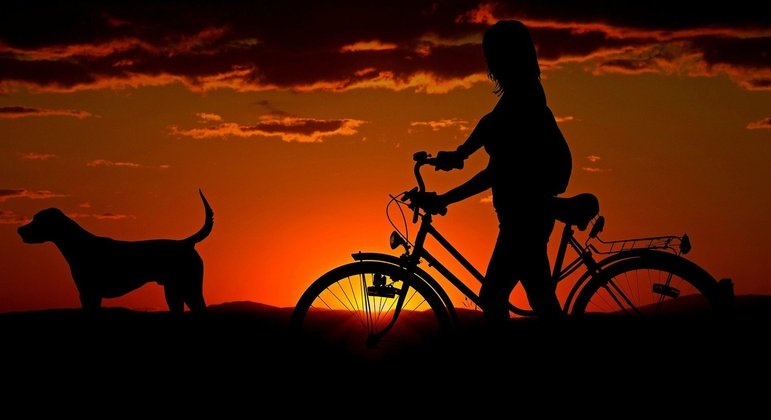 As bicicletas foram vistas pelo público como uma maneira de fazer esporte sem contato físico