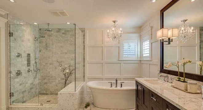 As molduras em gesso 3D criaram um ambiente delicado