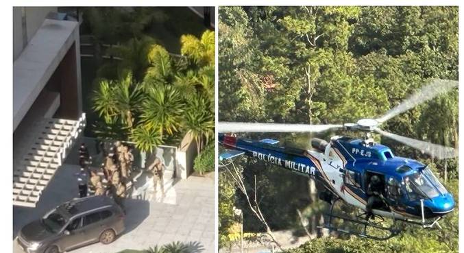 Diversas equipes da PM foram acionadas para atender à ocorrência