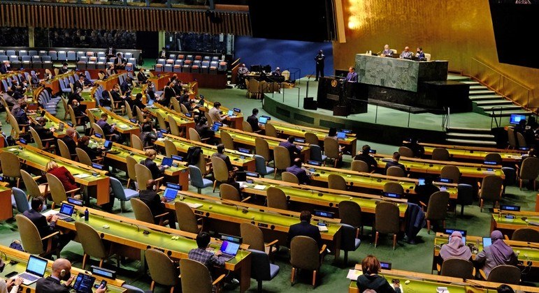 Rússia foi suspensa do Conselho de Direitos Humanos da ONU no início de abril