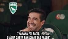 Título do Palmeiras sobre o Água Santa rende memes: 'Parecia o São Paulo'