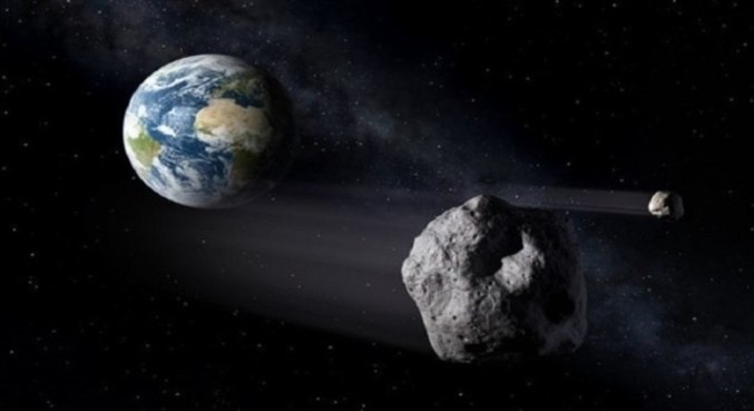Imagem simula a passagem do asteroide com cerca de 1,6 km de largura
