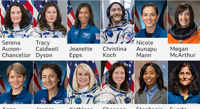 Há grande especulação sobre quem, entre as doze astronautas da Nasa, estará na próxima missão