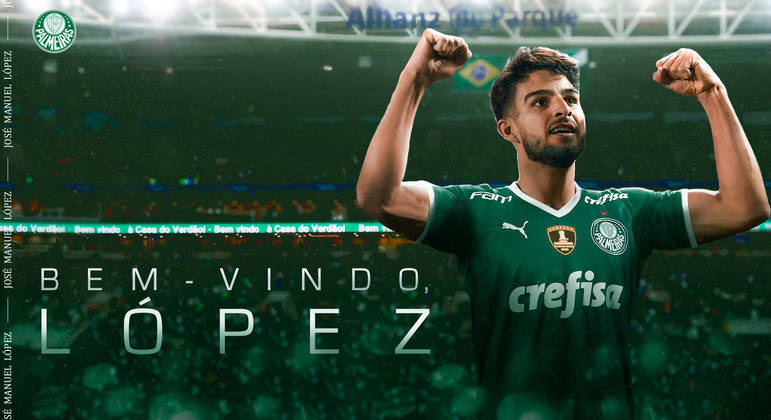 López será o 46ª jogador argentino a defender o Palmeiras em toda a história