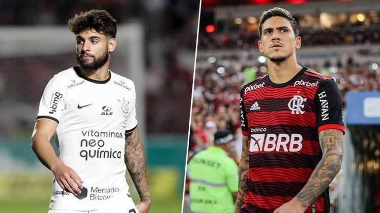 Atacante: Yuri Alberto (Corinthians) x Pedro (Flamengo)