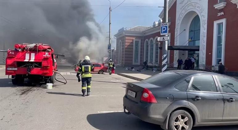 Ataque contra estação de trem em Kramatorsk matou dezenas de civis