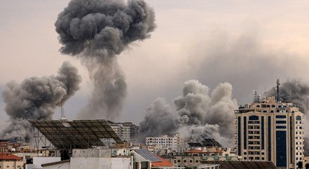 Israel ataca Faixa de Gaza em resposta aos bombardeios realizados pelo grupo terrorista Hamas