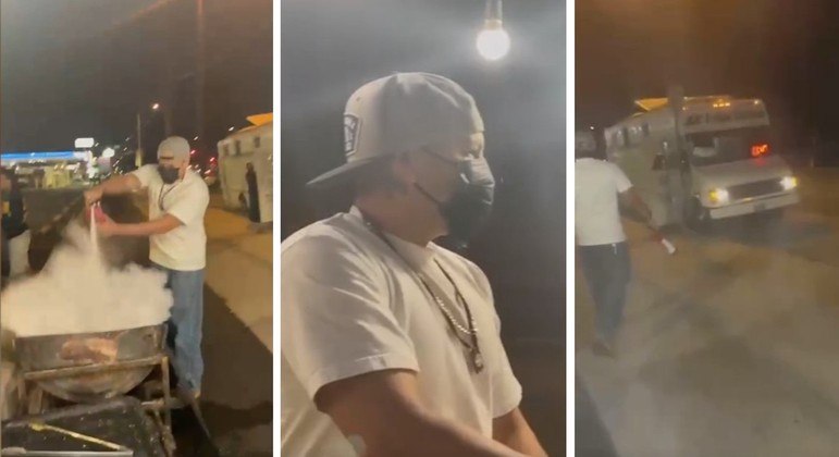 Vídeo viralizou e agressor foi identificado