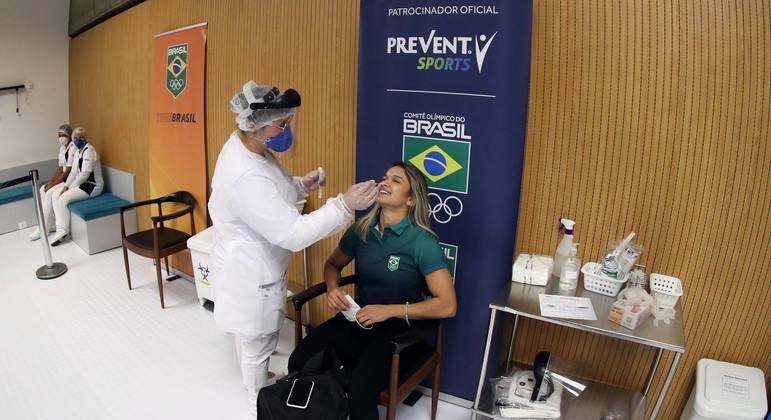 Atletas do Brasil são constantemente testados durante os Jogos de Tóquio
