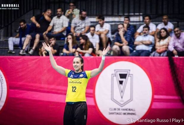 A jogadora de handebol Bruna Camboim também disputa a liga israelense, pelo Maccabi Haarazim Ramat-Gan, na cidade de Tamat Gan, a leste de Tel Aviv