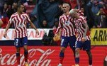 13º) Atlético de MadridPaís: EspanhaValor: R$ 7,8 bilhões