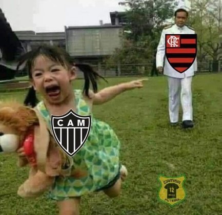 Atlético-MG e Hulk são alvo de memes após derrota para equipe alternativa do Flamengo.