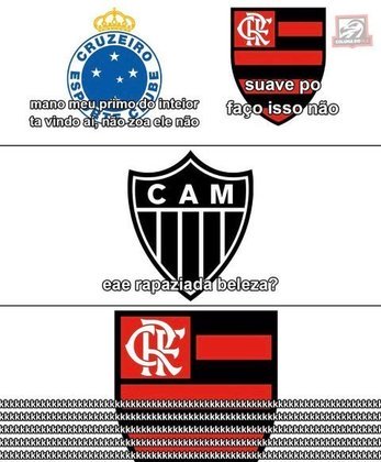 Atlético-MG e Hulk são alvo de memes após derrota para equipe alternativa do Flamengo.
