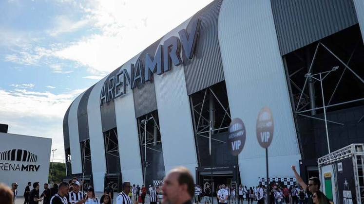 Atlético Mineiro inaugurou a Arena MRV neste sábado. Confira as imagens da nova casa do Galo a seguir.