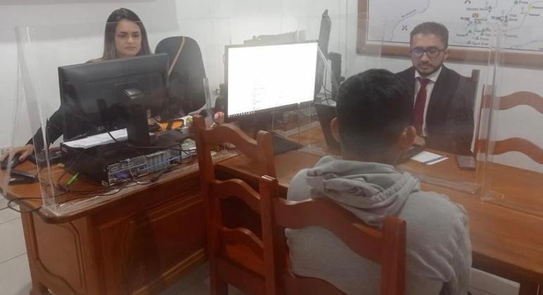 Audiência de custódia de Jeferson da Silva Lima, terceiro suspeito de envolvimento nos crimes