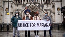 Mariana: grupo indígena protesta no 1º dia de audiência em Londres