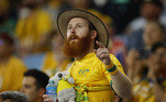 E os australianos levaram até coalas para torcer