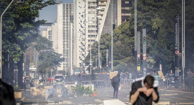 Protestos no domingo passado terminaram em confronto com a PM