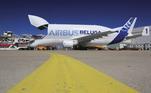 Avião Airbus ST, que virá ao Brasil