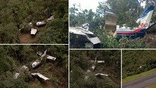 Avião com cinco pessoas cai na fazenda do ex-piloto Nelson Piquet