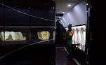 Interior do avião presidencial mexicano que foi posto à venda por Lopez Obrador