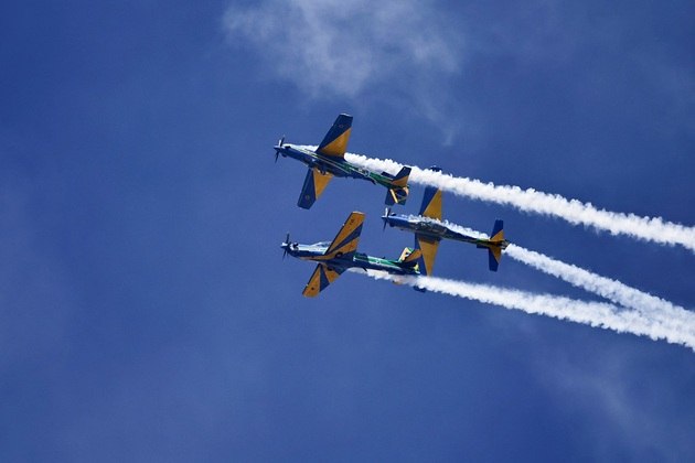 Aviões da Aeronáutica fazem exibição especial em Brasília no 7 de Setembro