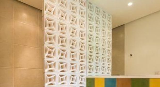 Azulejo para banheiro colorido