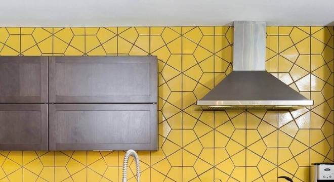 azulejo para cozinha amarelo