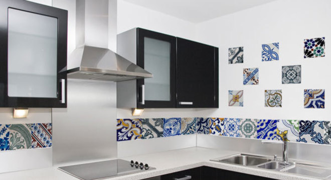 Azulejo para cozinha pequena