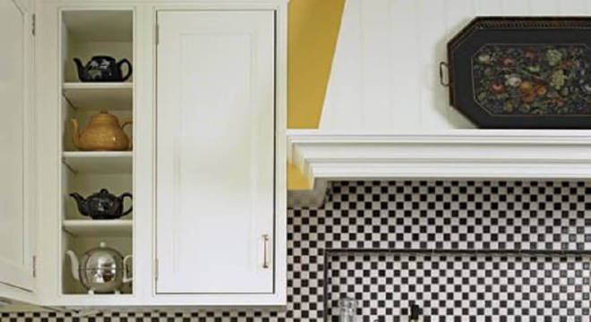 azulejo para cozinha quadriculado preto e branco